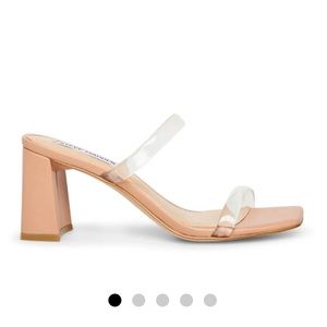 Steve Madden Lilah Clear heels